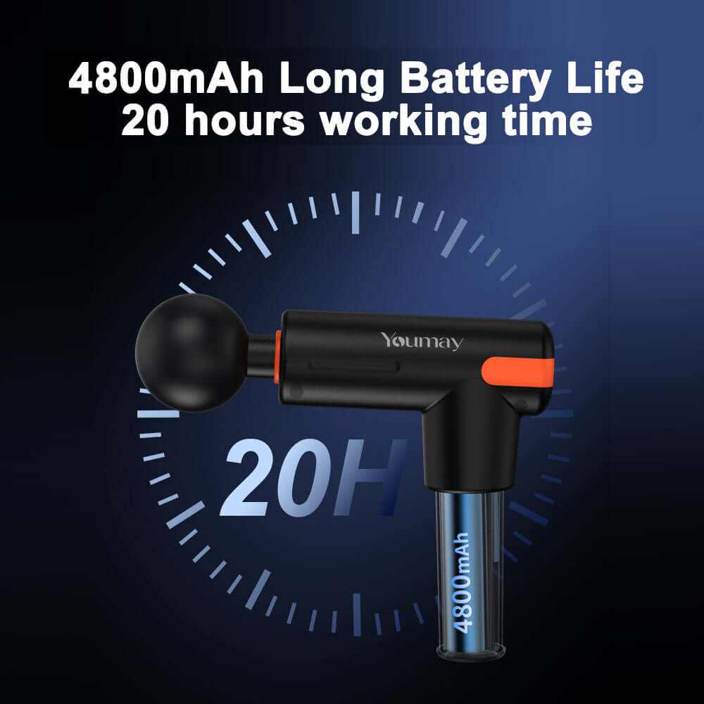 Powerful USB Rechargeable Massage Gun for Muscle Recovery and Pain Relief - Joynfunmall