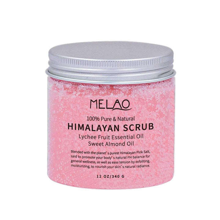Exfoliating Himalayan salt scrub for smooth, radiant skin

