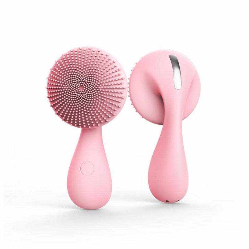 Sonic Pulse Magnetic Beads Facial Cleansing Brush - Pink Elegance - Joynfunmall