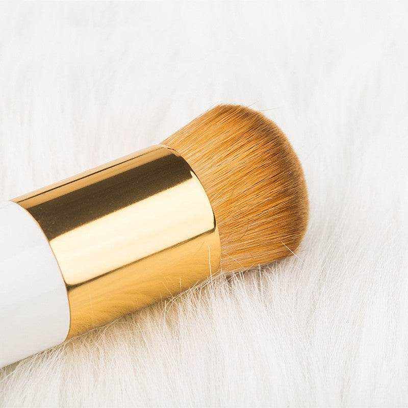 Luxurious Plush Powder Brush Ensemble for Flawless Makeup Application - Joynfunmall