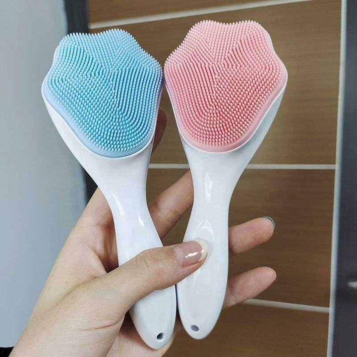 Handheld Silicone Face Scrubber Exfoliator Face Brushes - Joynfunmall