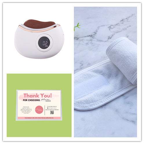 Smart Electric Gua Sha Scraping Massager with customizable speed and temperature settings for enhanced skincare routine.