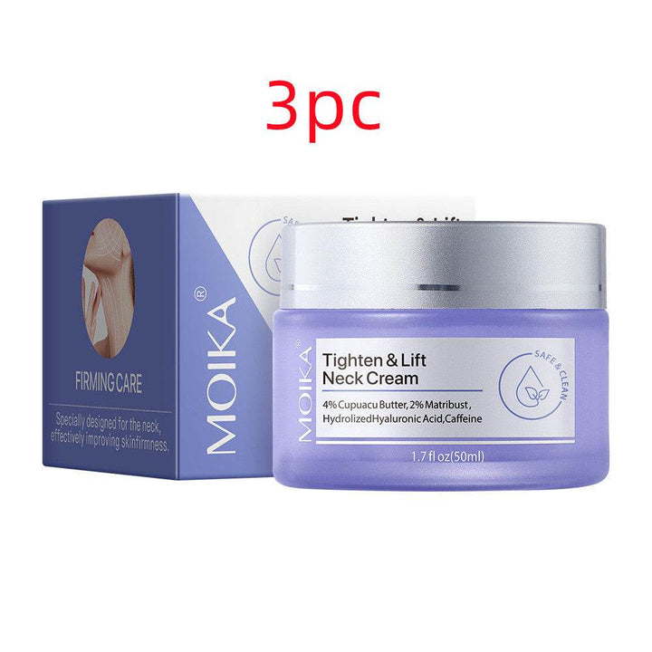 Daily neck lifting cream for smoothing crepey skin and boosting firmness