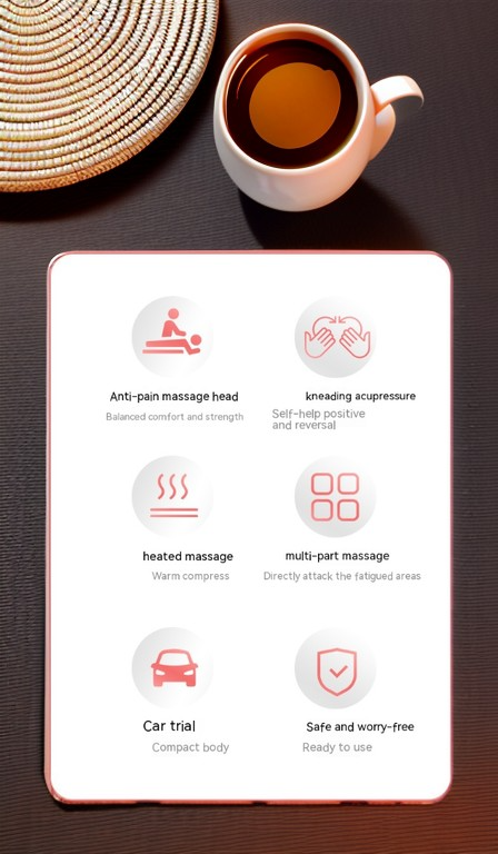 Revolutionary Infrared Massage Pillow for Ultimate Neck and Shoulder Comfort - Joynfunmall