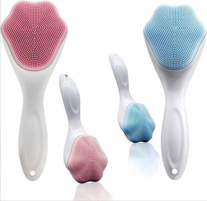 Handheld Silicone Face Scrubber Exfoliator Face Brushes - Joynfunmall