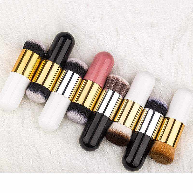 Luxurious Plush Powder Brush Ensemble for Flawless Makeup Application - Joynfunmall