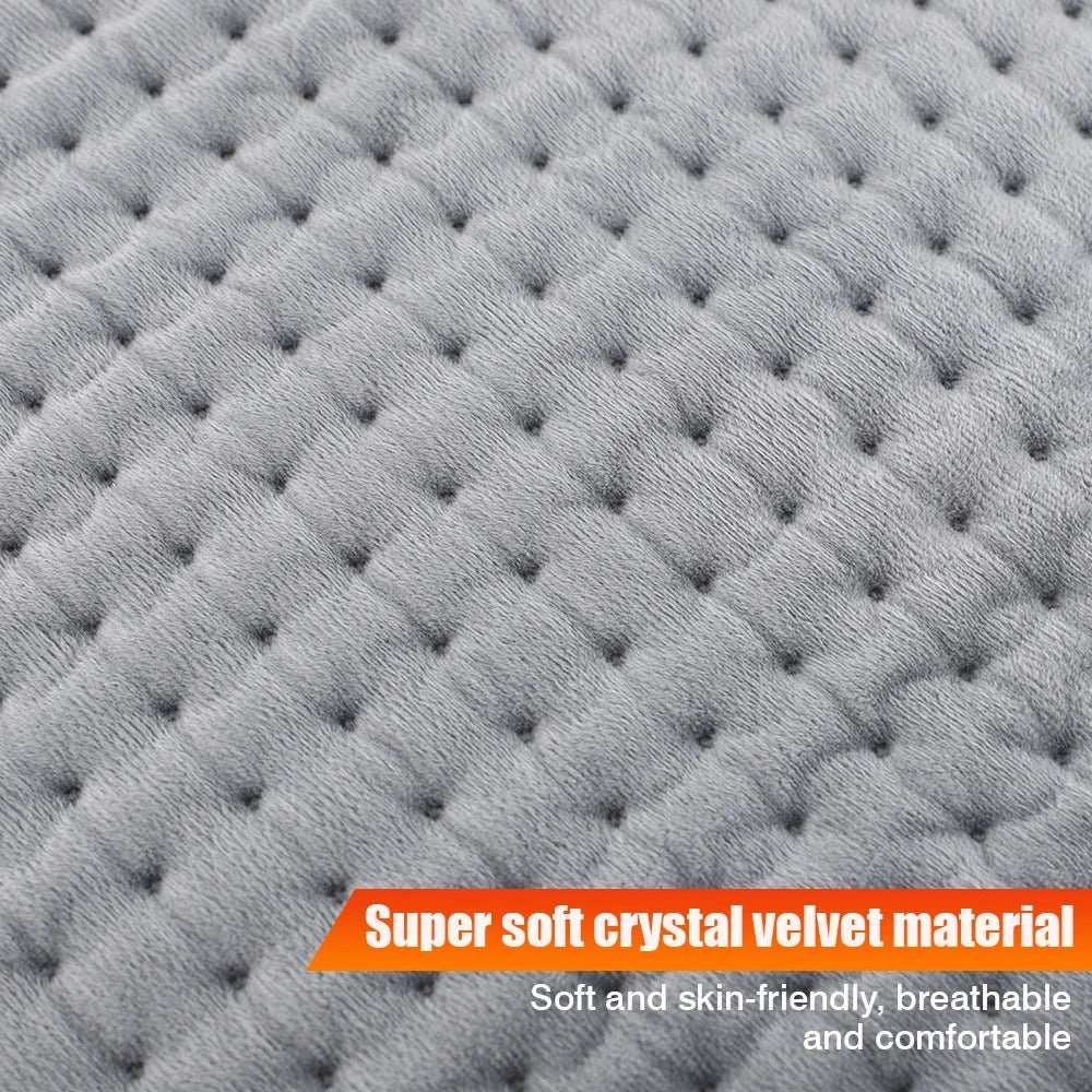Deluxe Electric Heating Pad for Relaxation with Adjustable Timing Feature - Joynfunmall