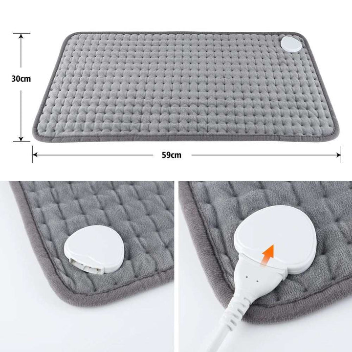 Deluxe Electric Heating Pad for Relaxation with Adjustable Timing Feature - Joynfunmall