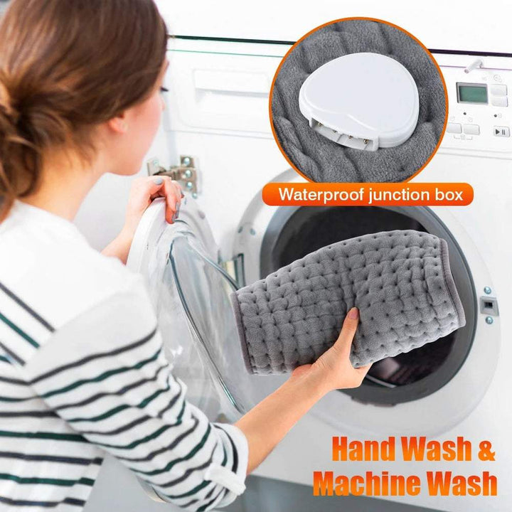 Deluxe Electric Heating Pad for Relaxation with Adjustable Timing Feature - Joynfunmall