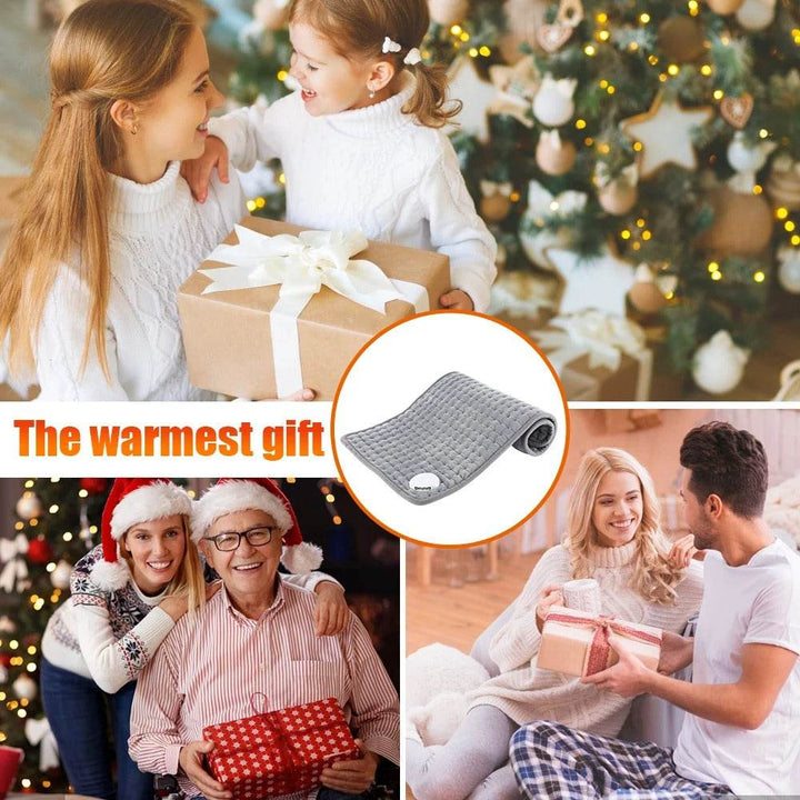 Deluxe Electric Heating Pad for Relaxation with Adjustable Timing Feature - Joynfunmall