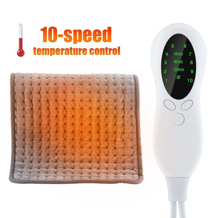 Deluxe Electric Heating Pad for Relaxation with Adjustable Timing Feature - Joynfunmall