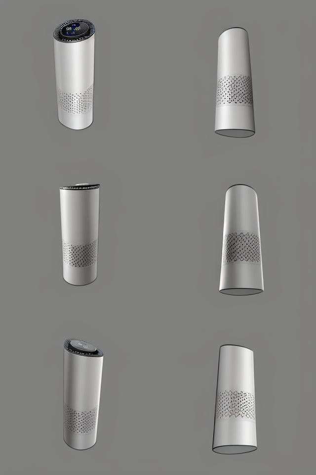 Sleek Silver HEPA Air Purifier - Ideal for Home and Automotive Spaces - Joynfunmall