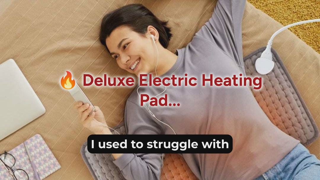 Deluxe Electric Heating Pad – Cozy, Adjustable Warmth for Home & Office